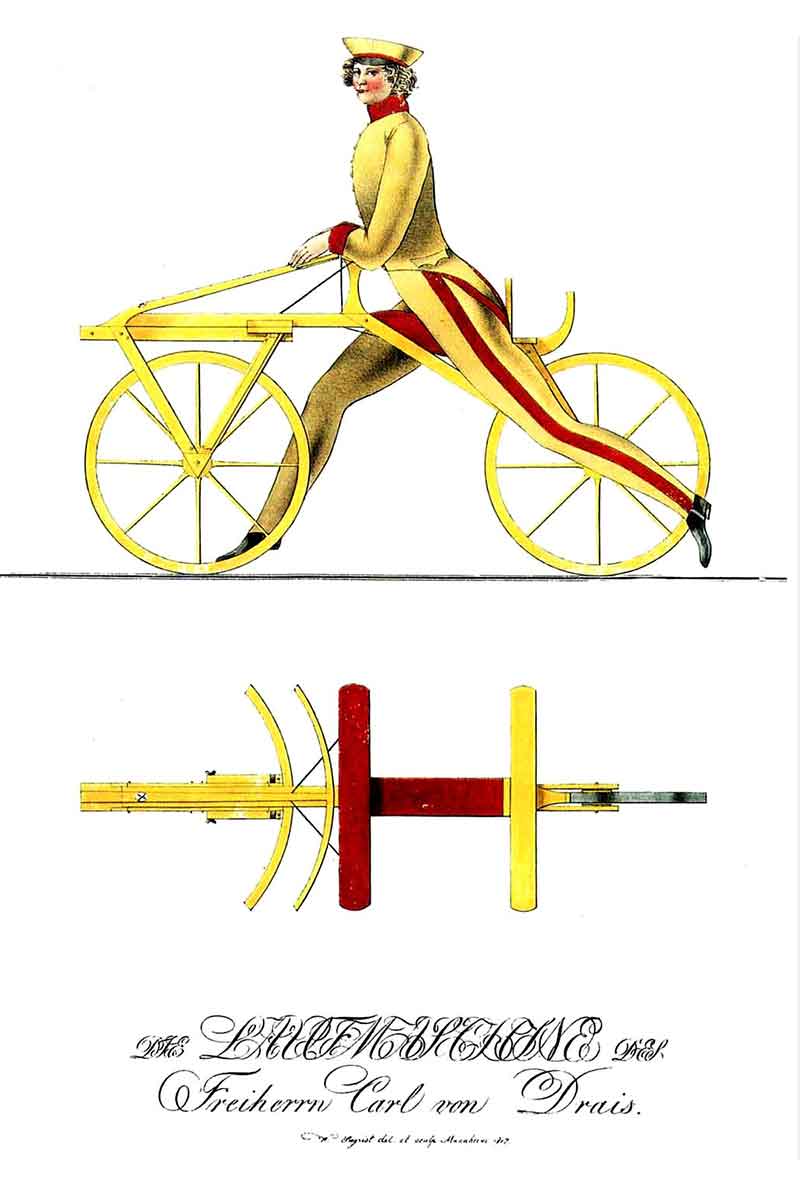 technoseum mannheim fahrrad drais skizze
