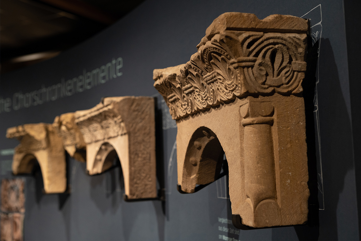 unesco welterbe kloster lorsch schaudepot Geschichte schöpfen Quellen Brunnen Nazarius Basilika