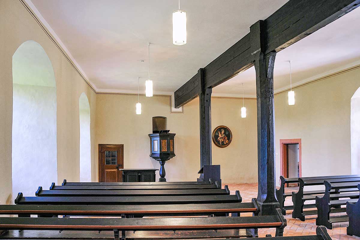 staatliche schlösser gärten hessen burg schloss lichtenberg katzenelnbogen fischbachtal kappelle