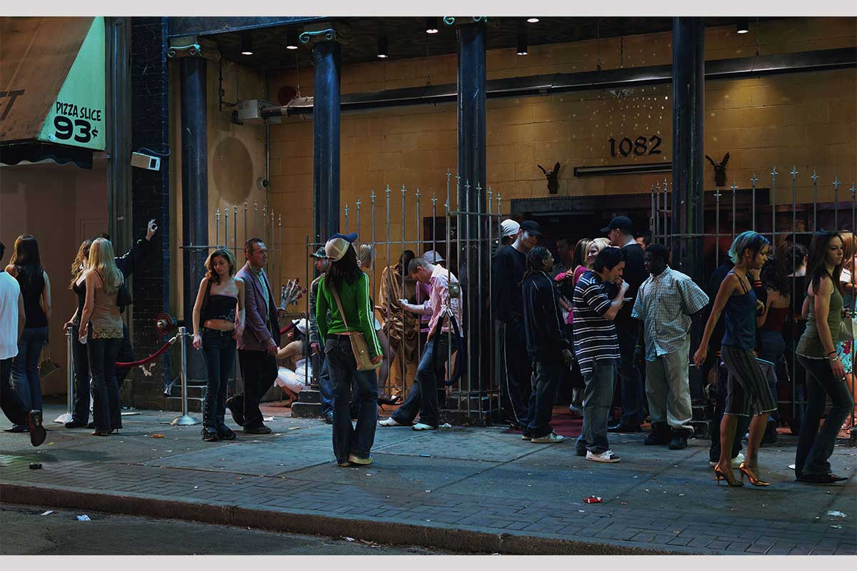 Jeff Wall, In front of a nightclub, 2006 Jeff Wall, In front of a nightclub, 2006
